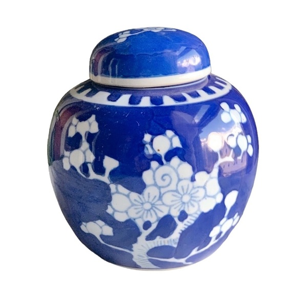 VINTAGE Chinese porcelain jar with lid - Picture 3 of 13